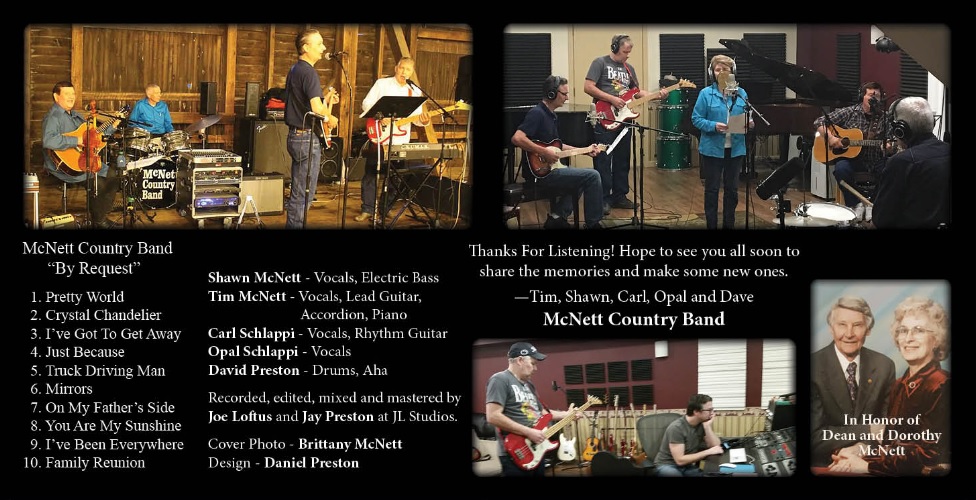 McNett Country Band "By Request" Insert